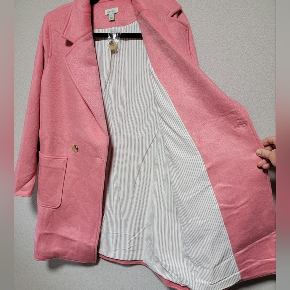 Sundance NWT Emilia Topper Wool Blend Breasted Long Blazer Jacket - Picture 7 of 9